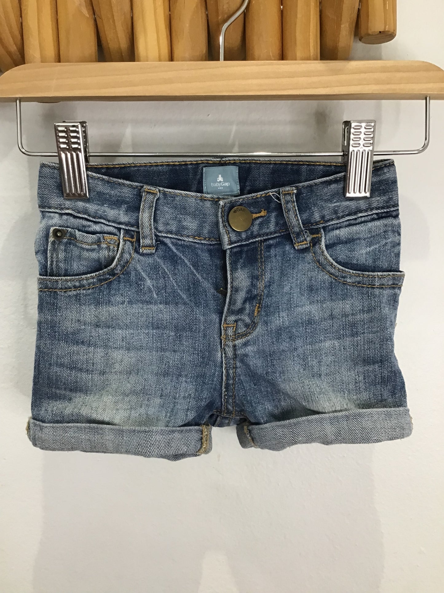 Shorts cuffed jeans 12-18m
