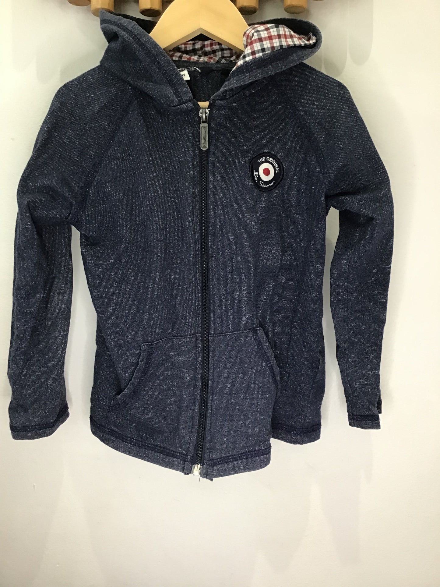 Ben Sherman blue zipup 4y