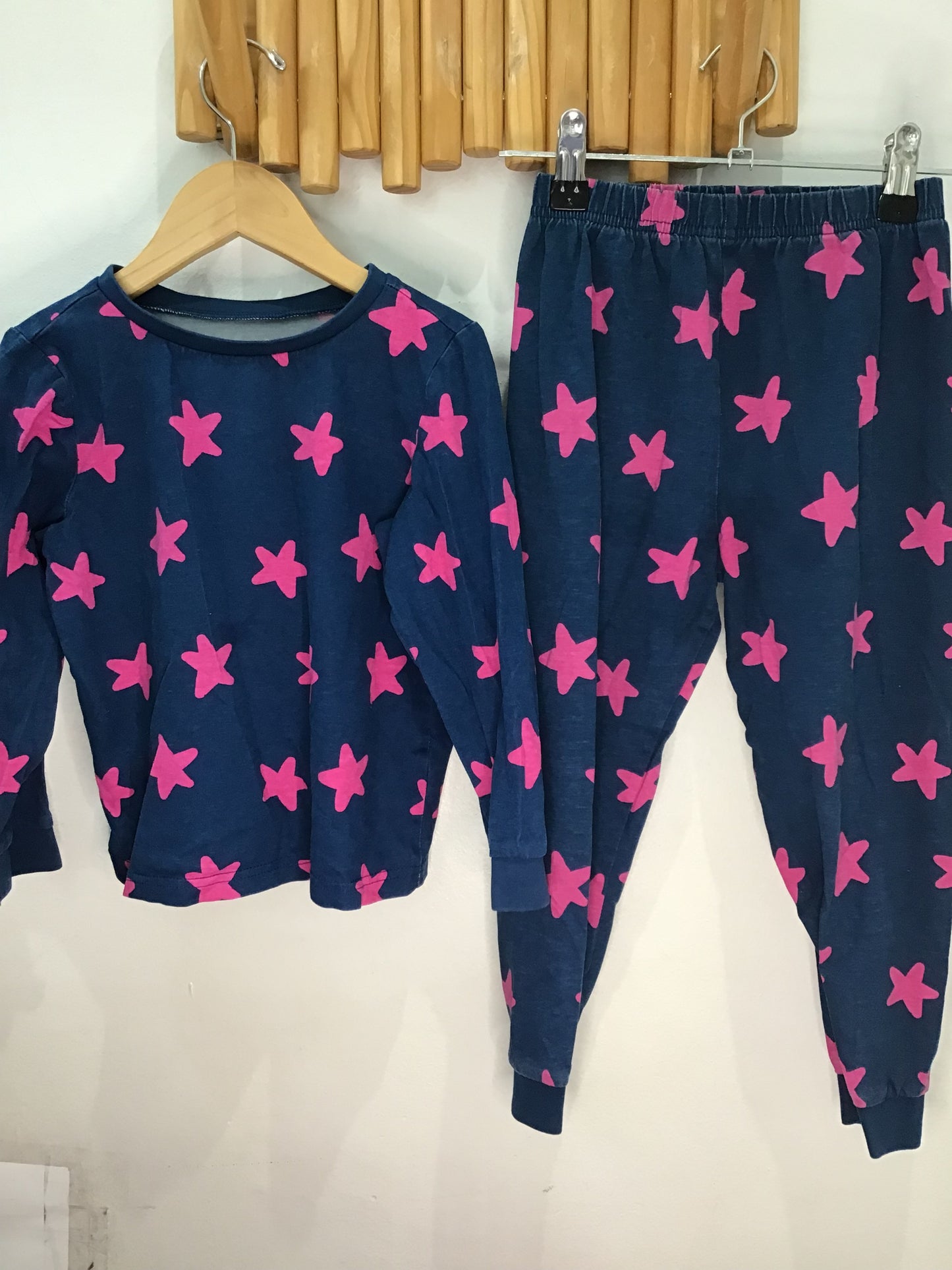 Pyjamas teal stars 5-6y B