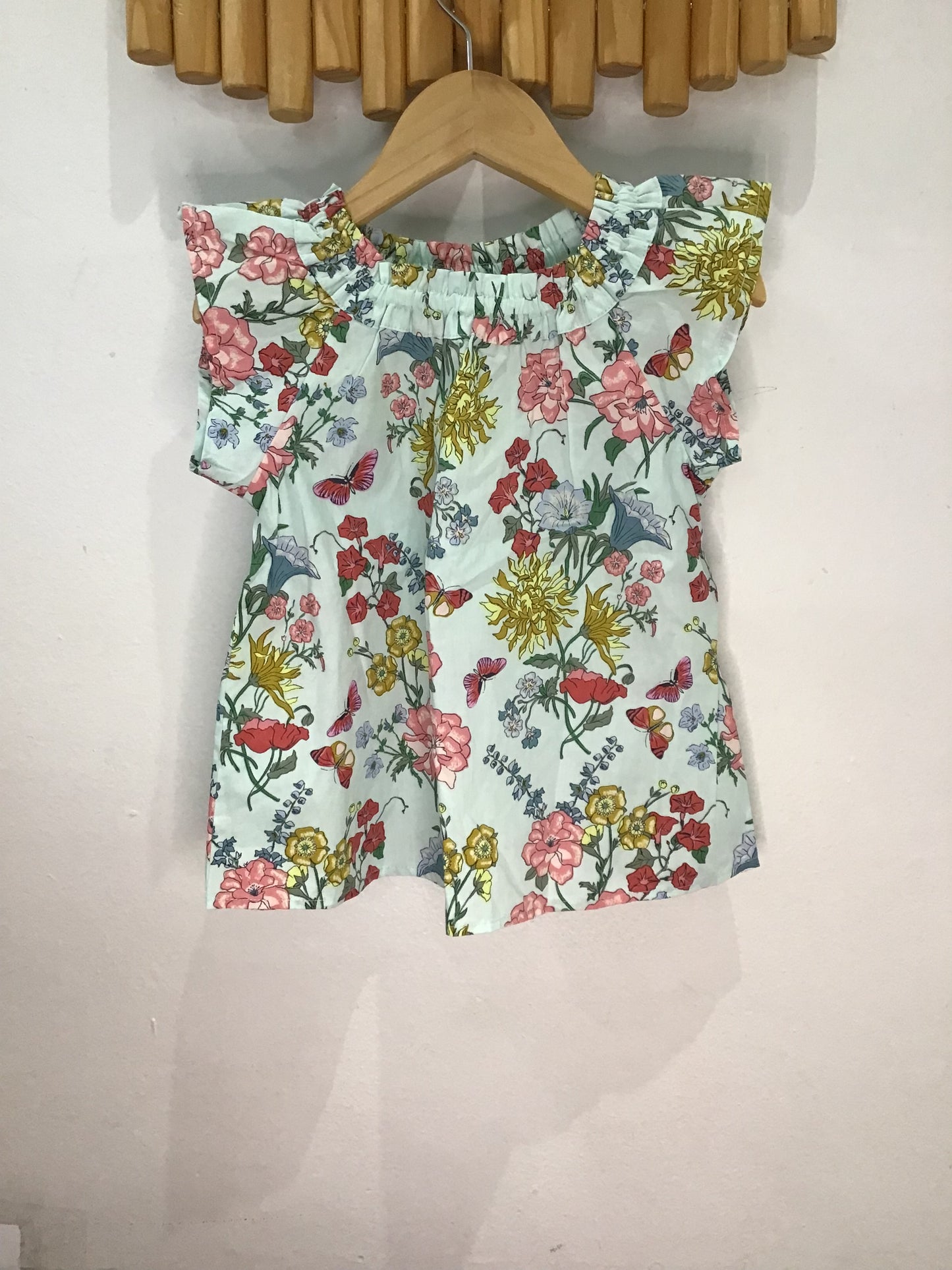Blouse Tea Collection butterflies 4y