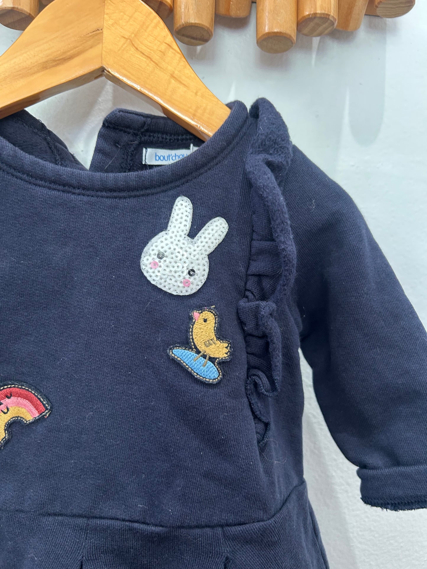Bout'chou pullover dress 6m