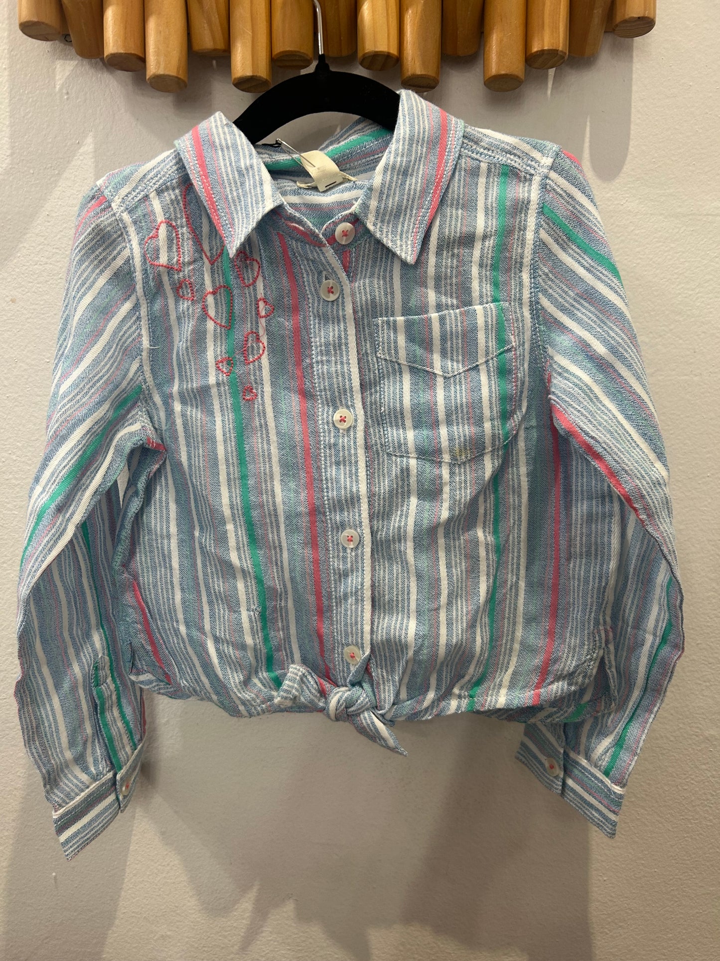 Hatley breezy front tie shirt 5y NEW