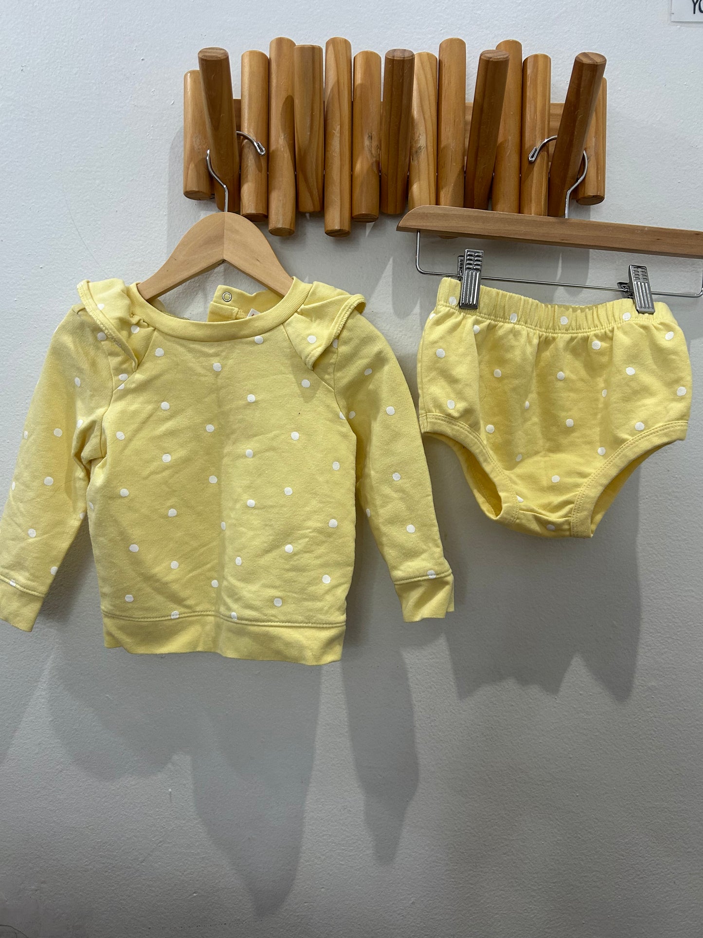 Set- yellow dots 18m