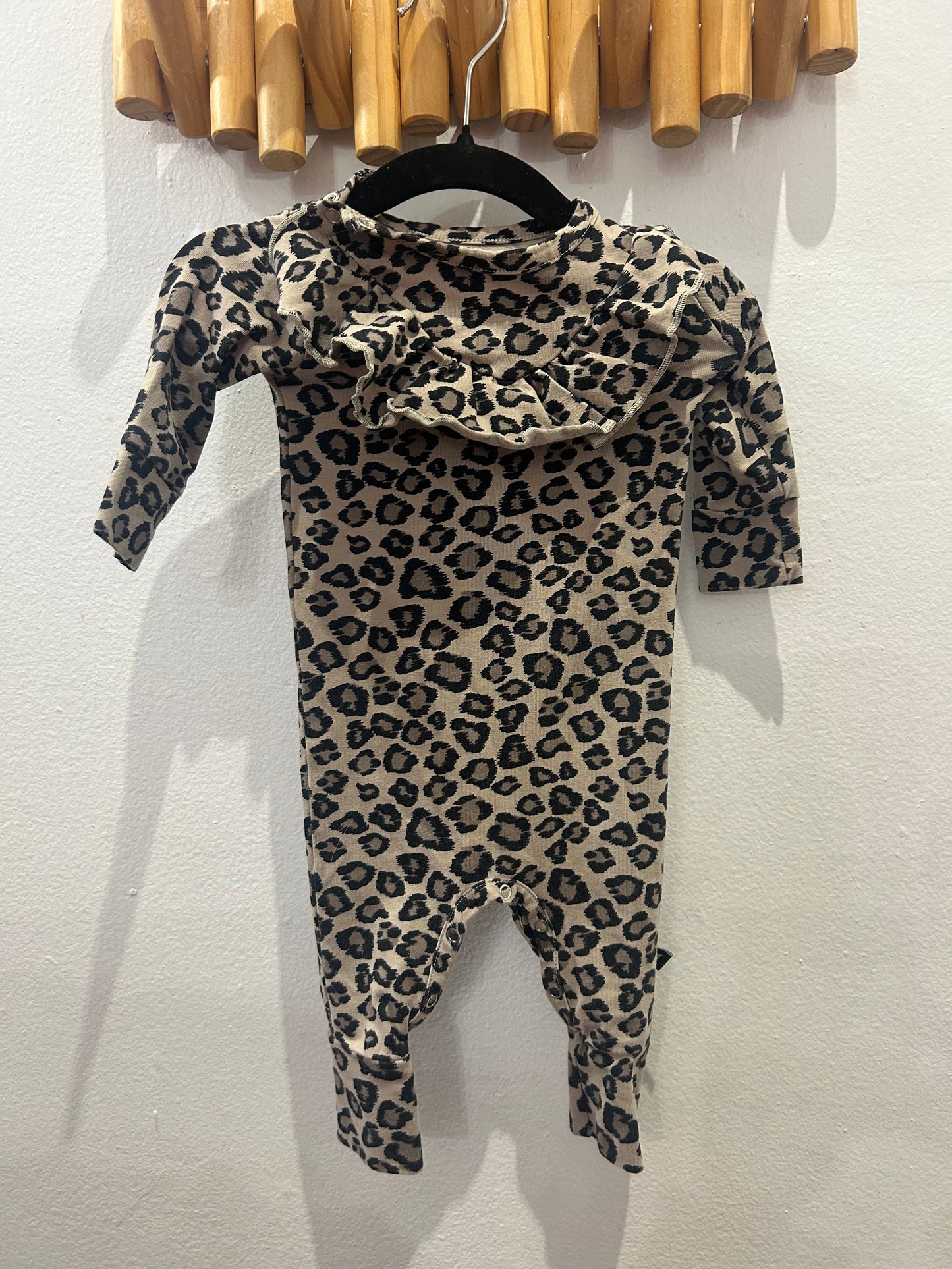 Romper leopard organic 0-3m