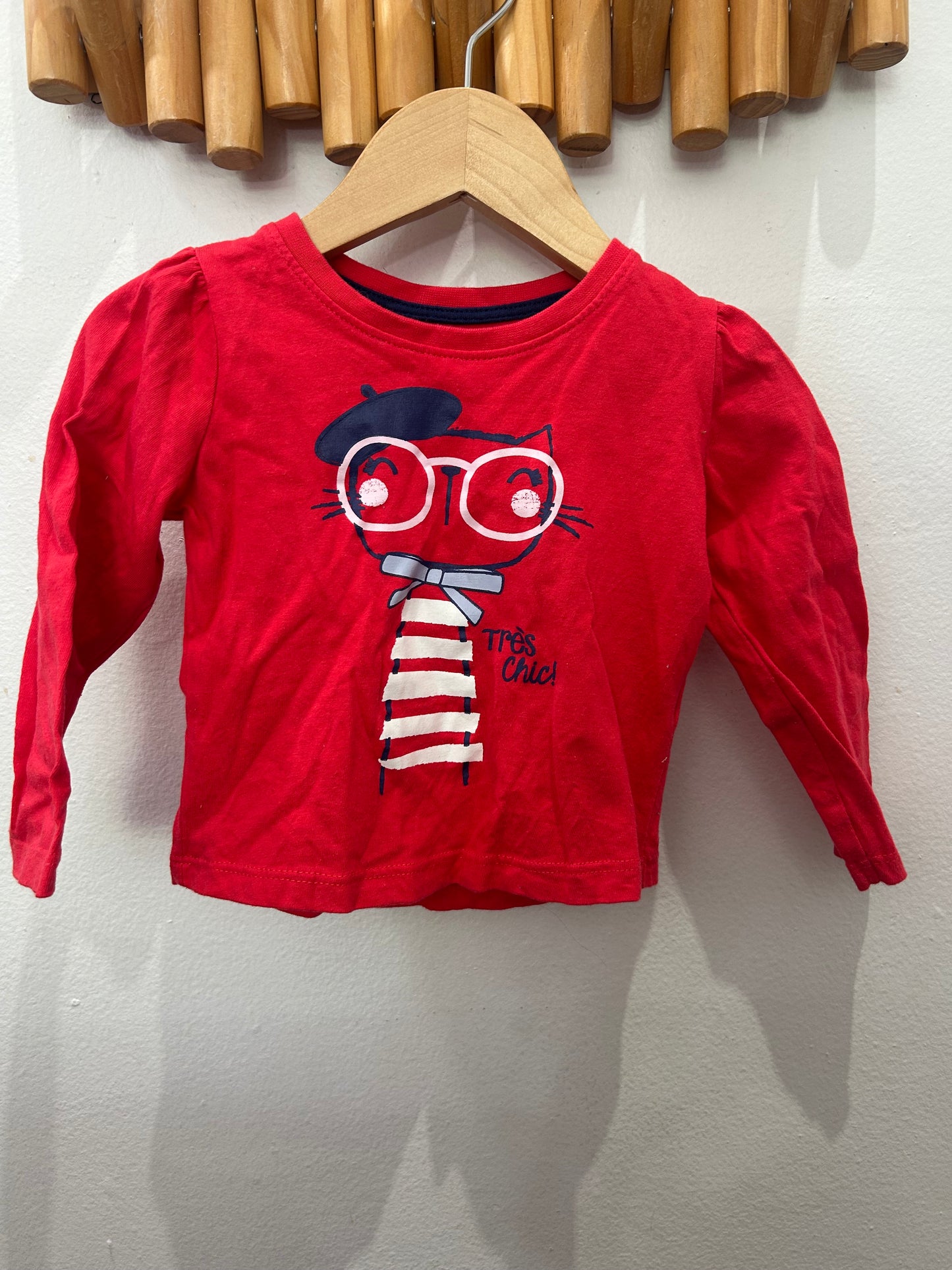 Tee tres chic 9-12m