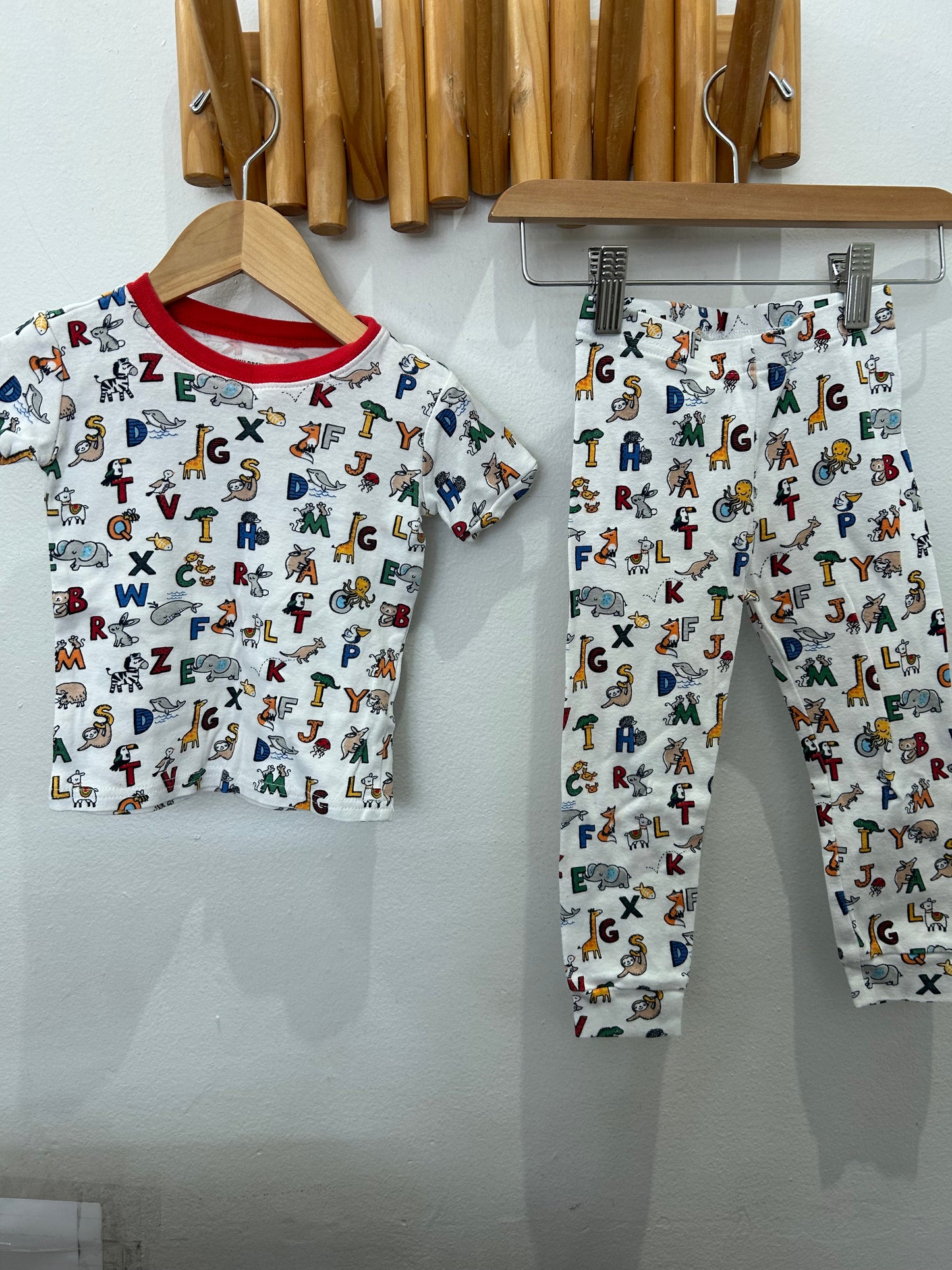 Pyjamas animal alphabet 2y