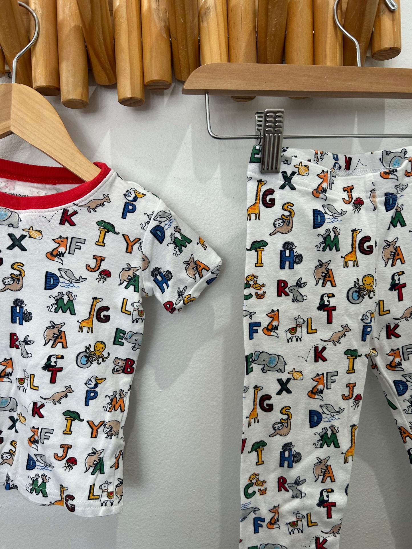 Pyjamas animal alphabet 2y