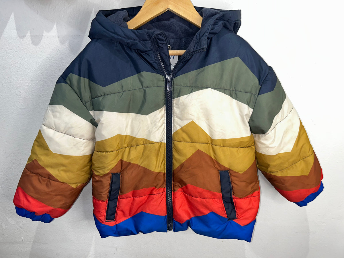 Colorblock midweight jacket 3y