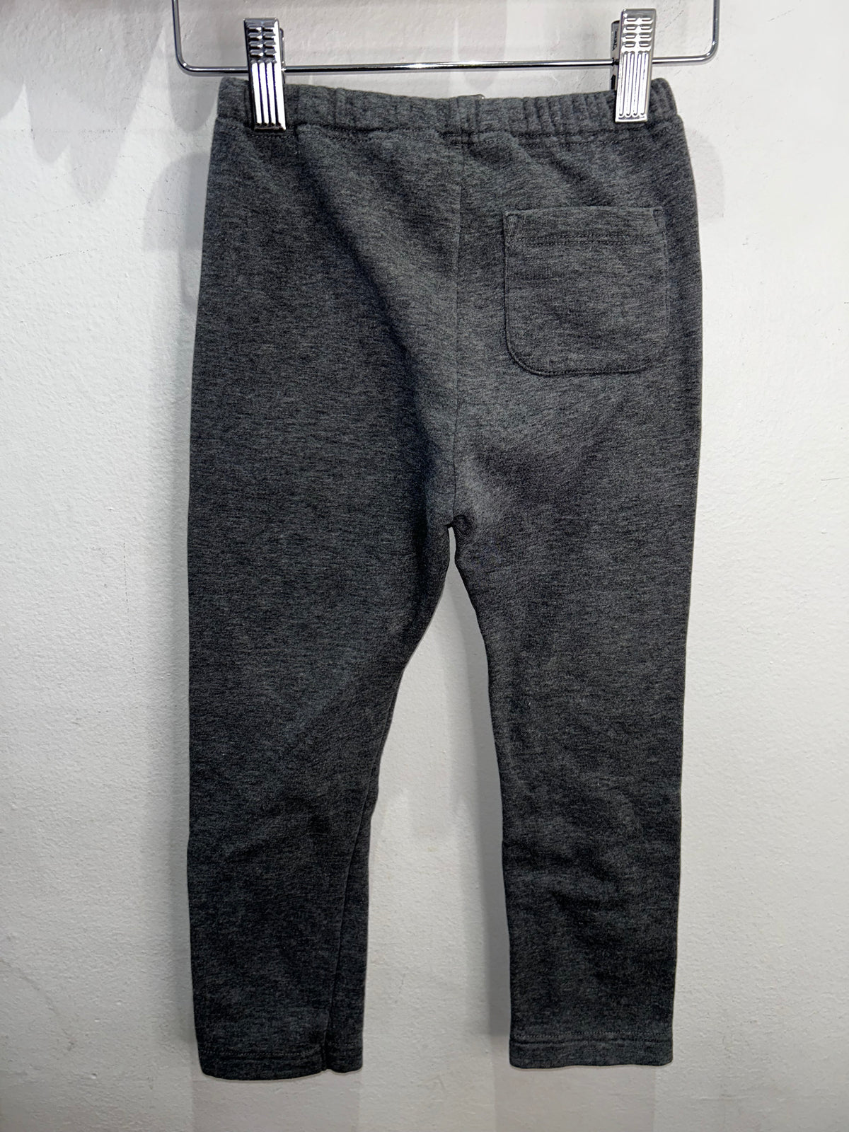 Grey fleece lined pants 3-4y
