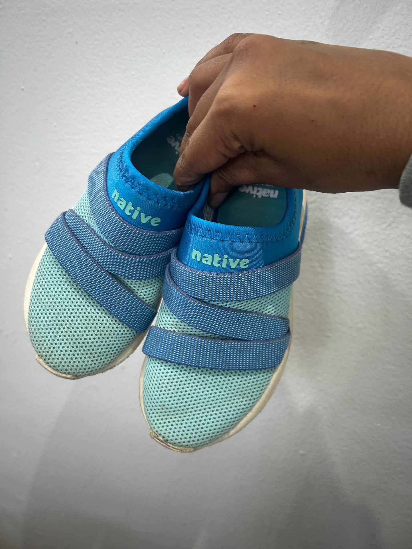 C10 blue Native pull-on shoes