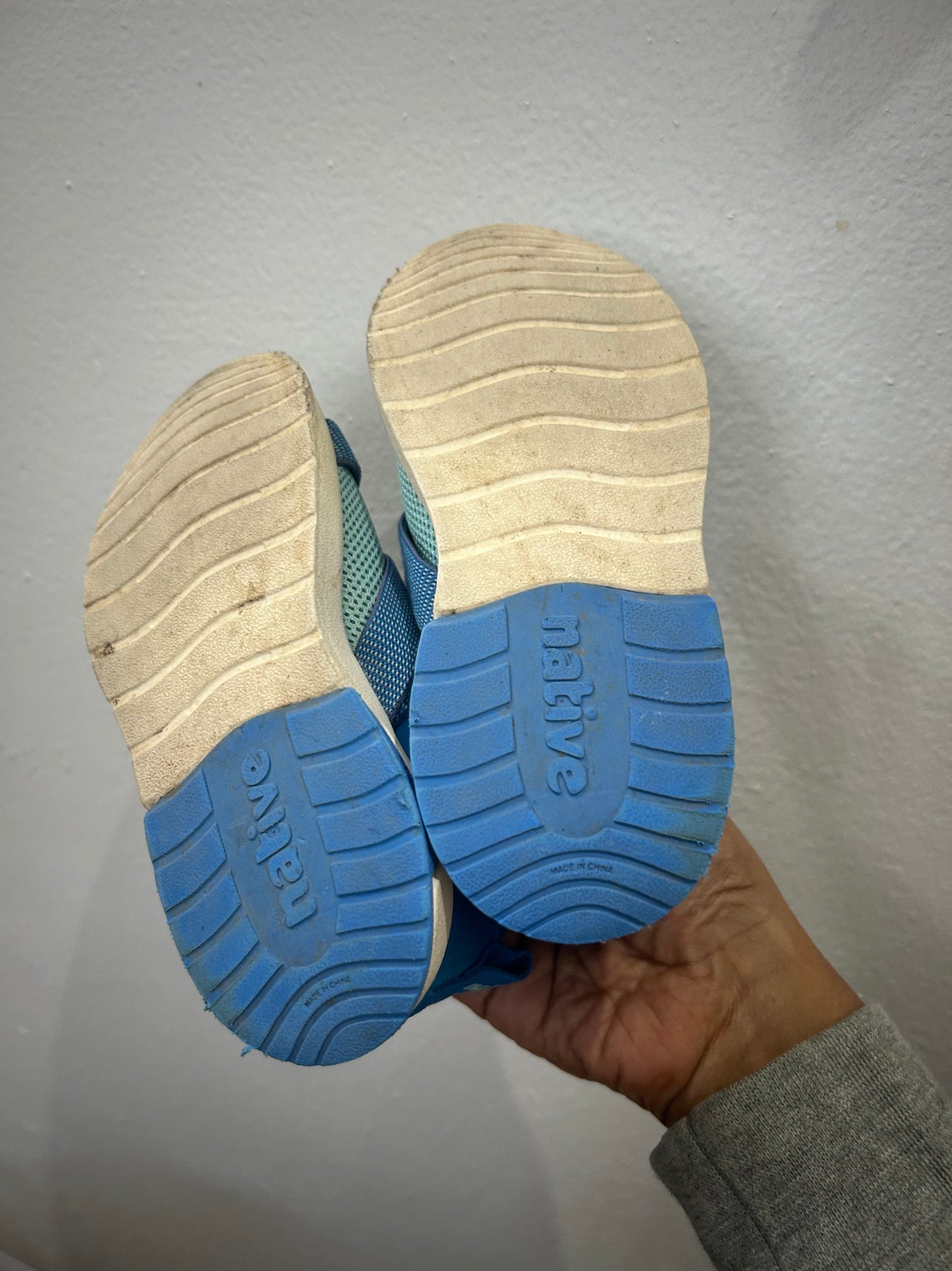 C10 blue Native pull-on shoes