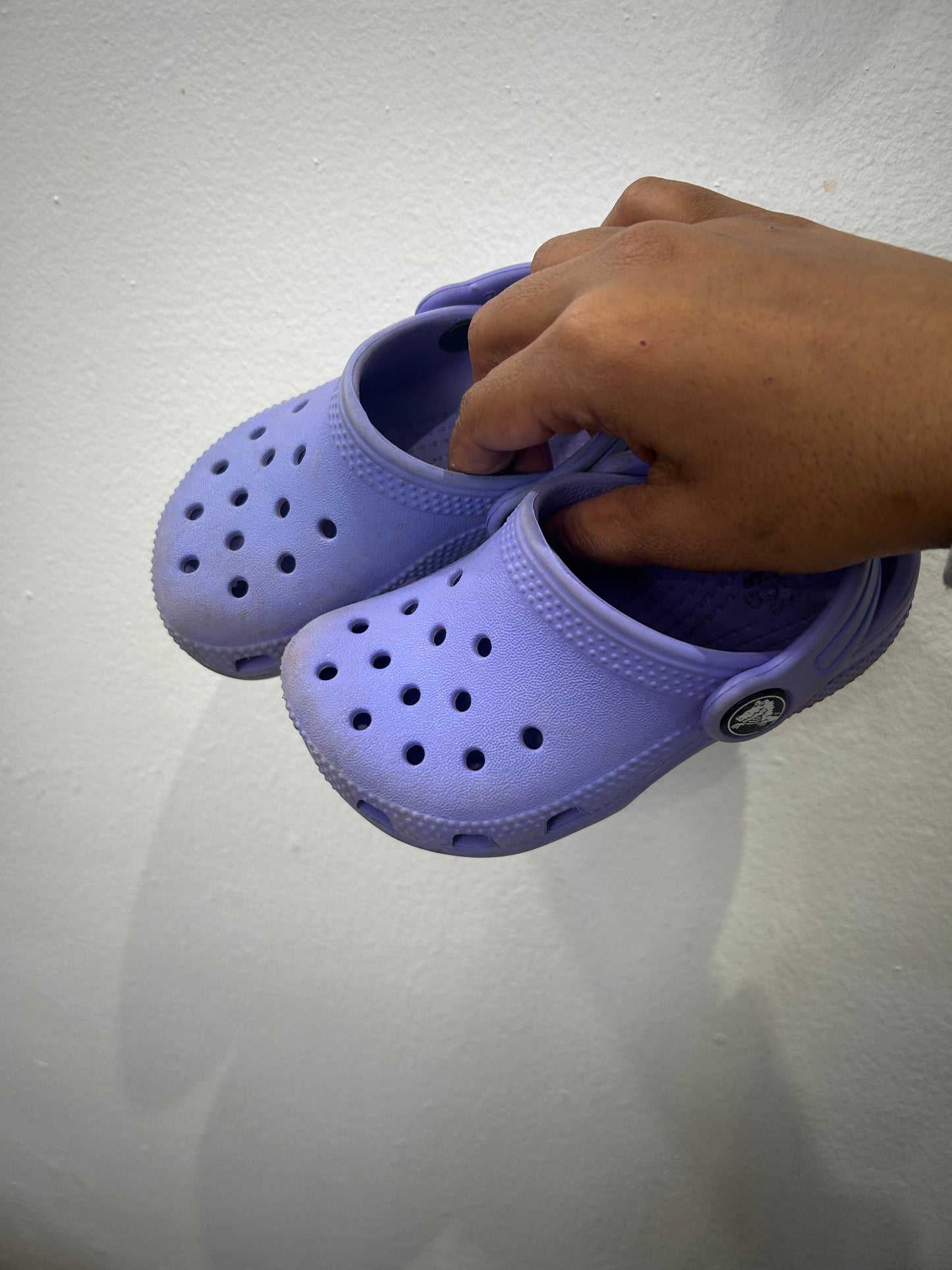 C7 purple Crocs