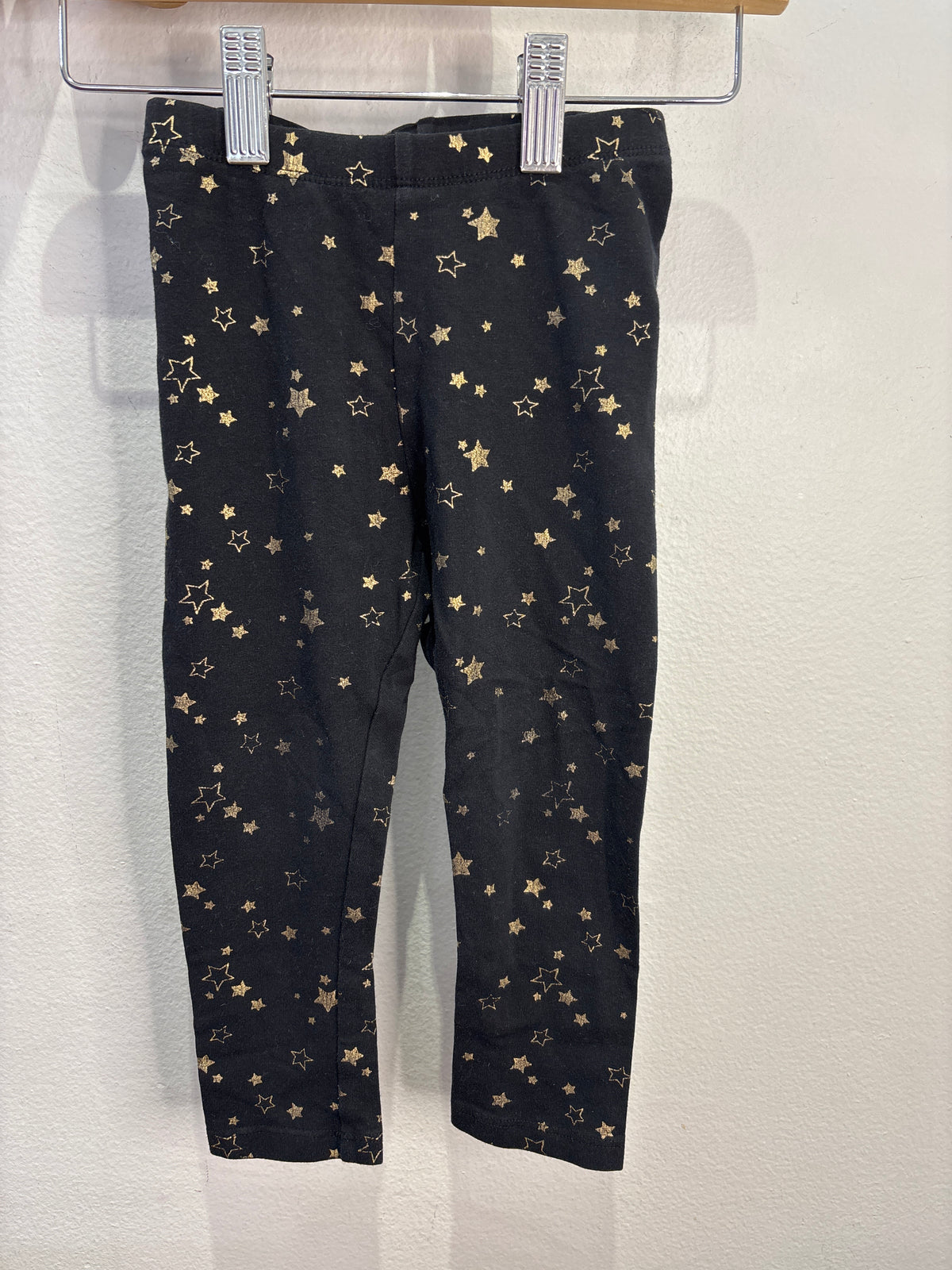 Gold stars leggings 18-24m