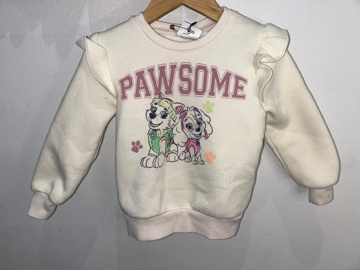 Pawsome pullover 2y
