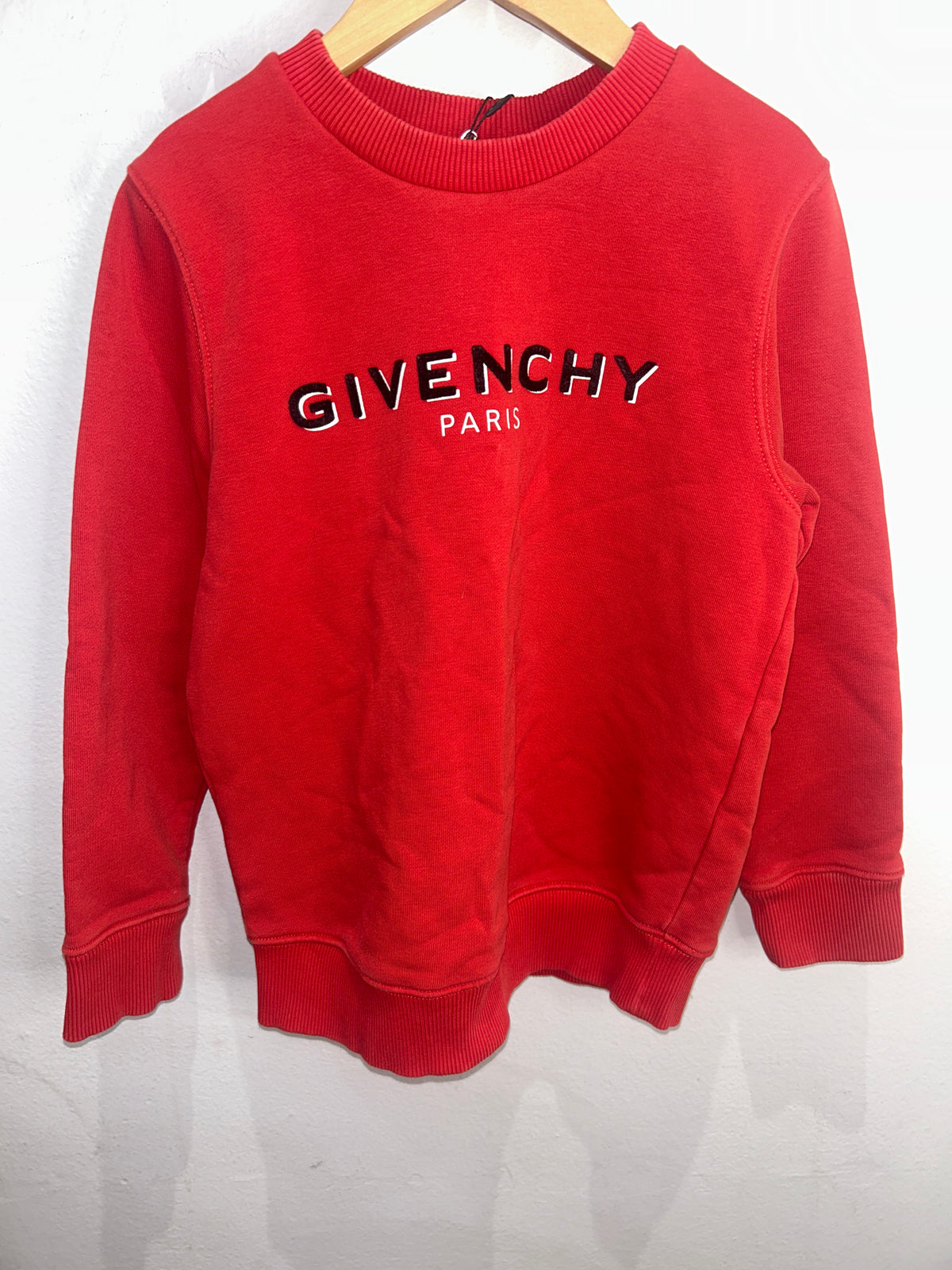 Givenchy red sweater (unsureif real) 6y