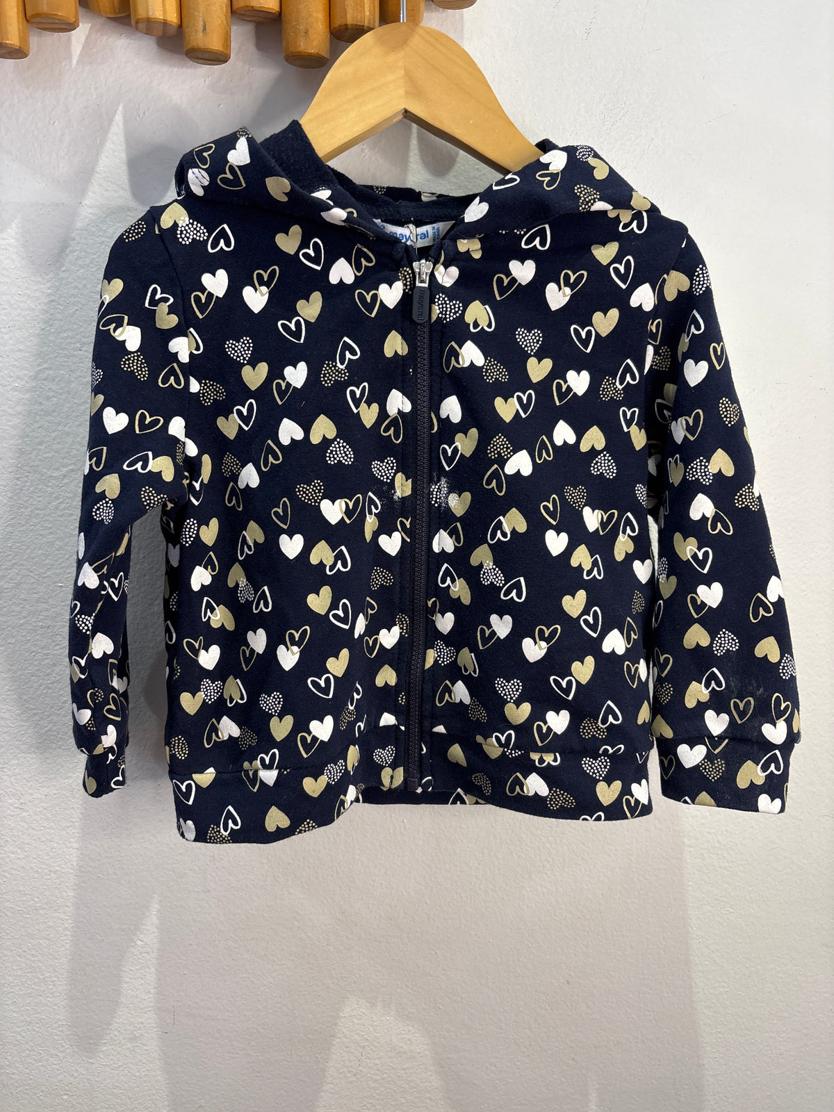 Mayoral hearts sweatshirt 2y