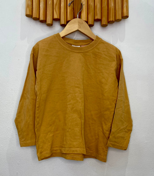 Mustard long sleeve 4-5y