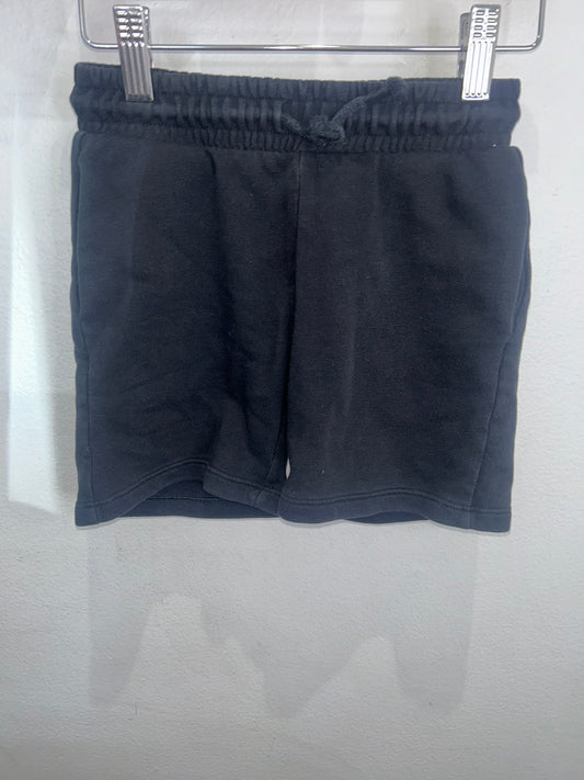 Black basic jogger shorts 4-5y
