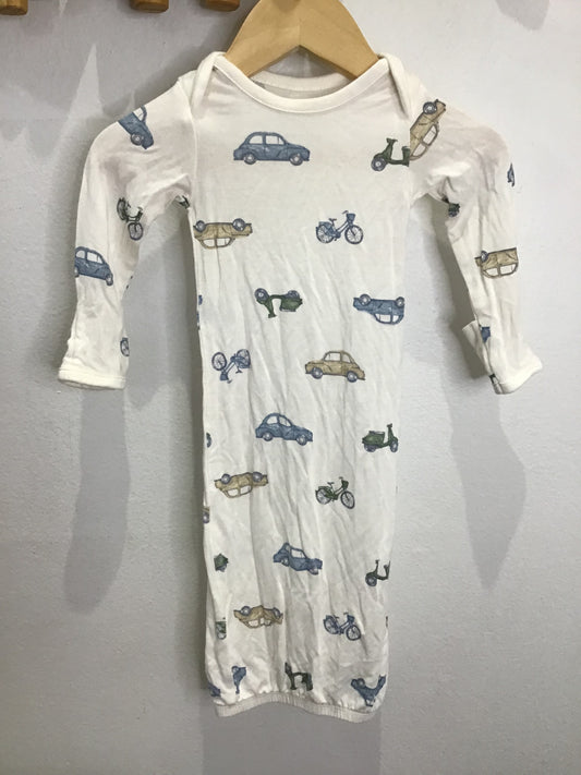 Vehicles soft sleep gown - newborn