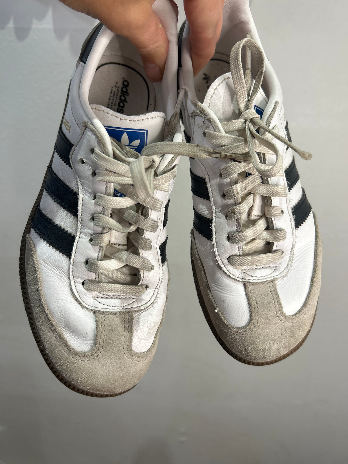 Y3 white Sambas