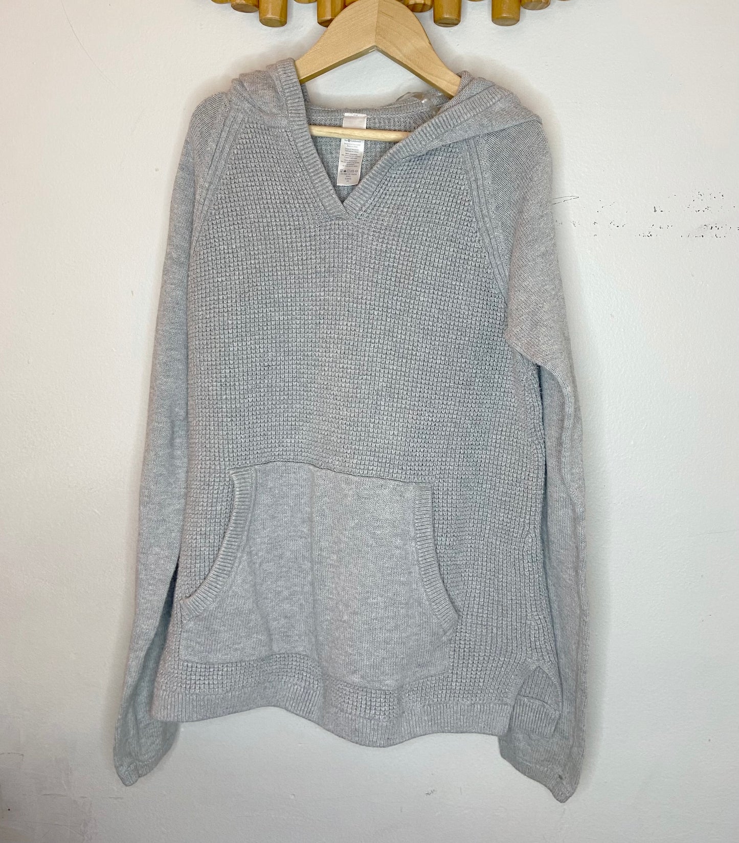 Ivivva grey waffle hoodie 10y