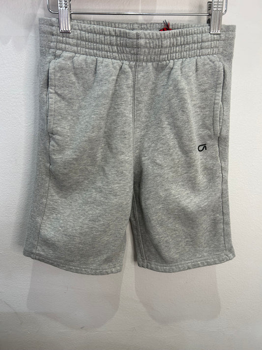Grey jogger shorts 8-9y