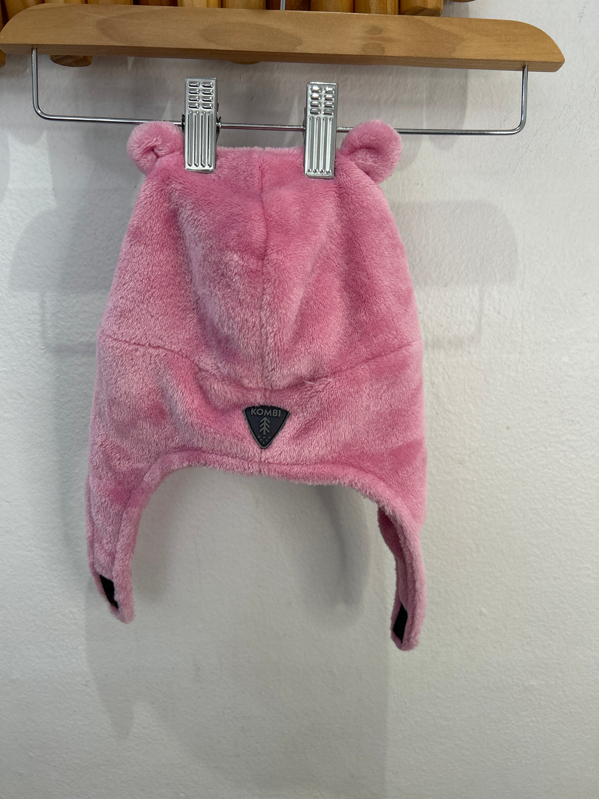 Kombi pink fleece hat 12-24m