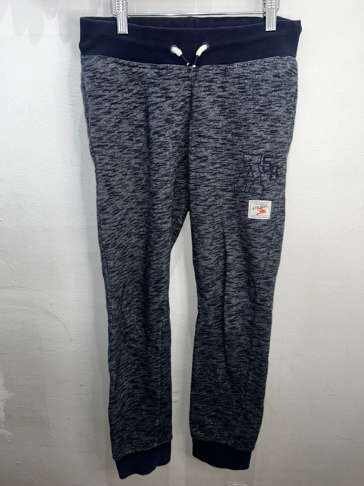 Blue melange joggers 12-13y