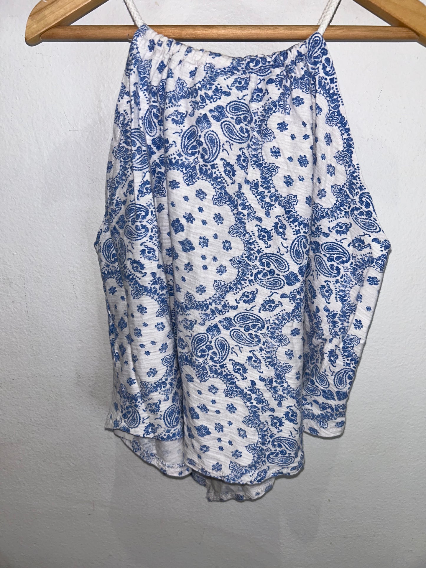 Blue print tanktop 8y