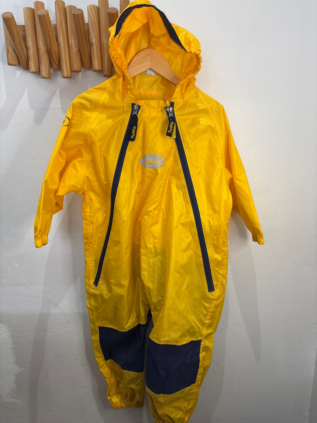 Tuffo yellow rain suit 4y