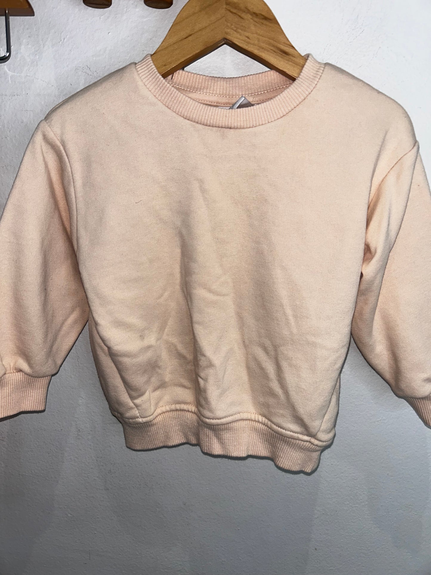 Peach pullover set 12-18m