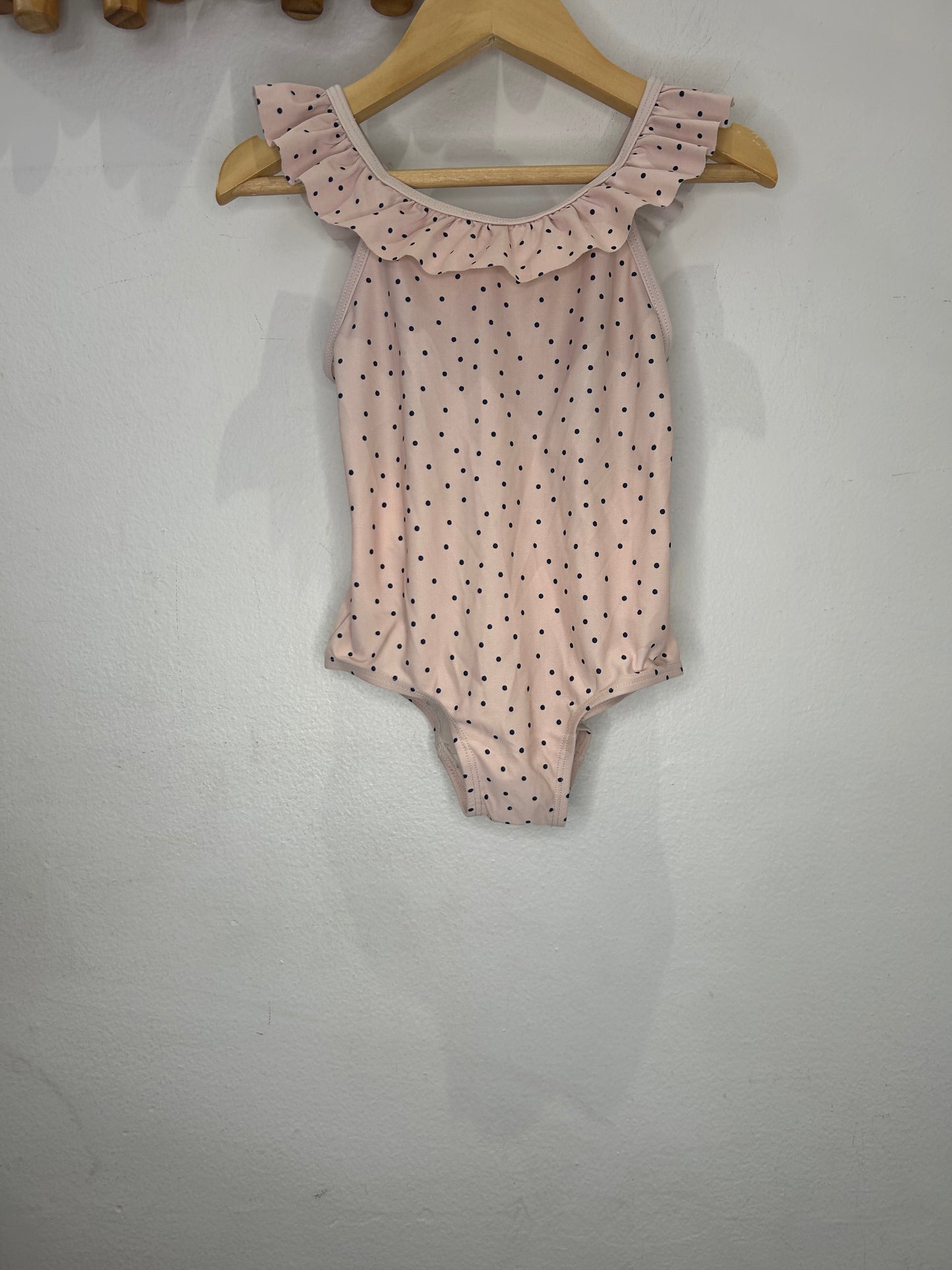 Pink dots swimsuit 12-24m