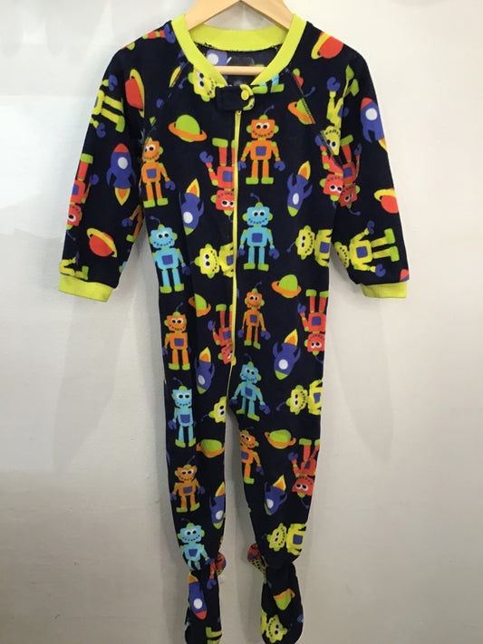 Fleece robots sleeper 18-24m