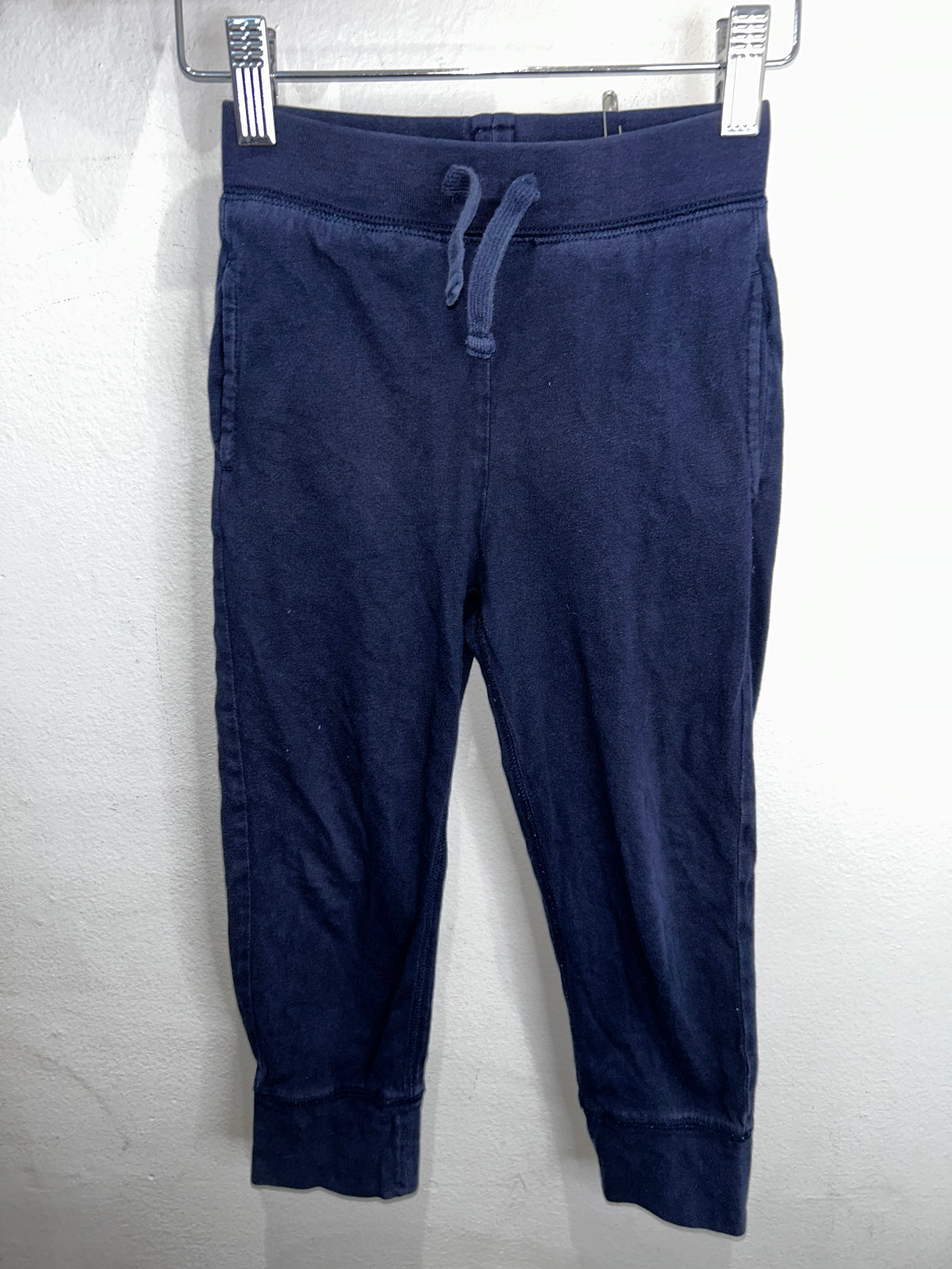 Navy cotton pants 4y