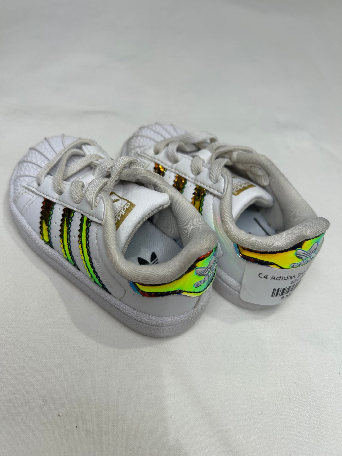 C4 Adidas gold runners