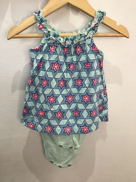 Tea Collection tanktop onesie 3-6m