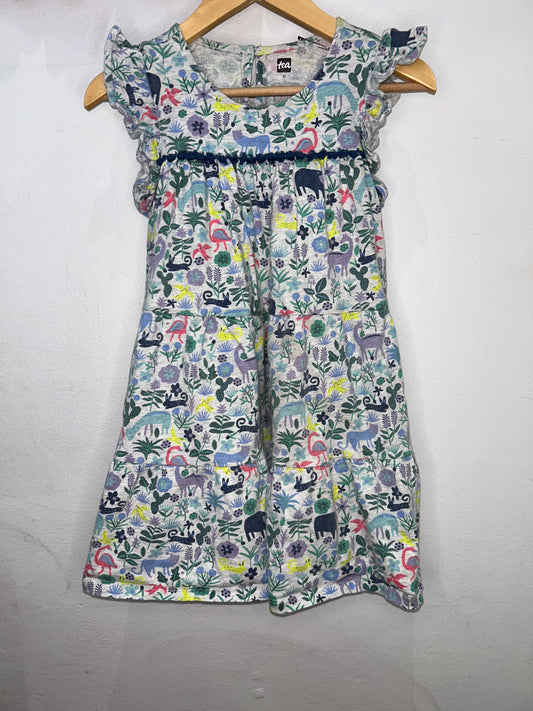 Tea Collection animals dress 6y