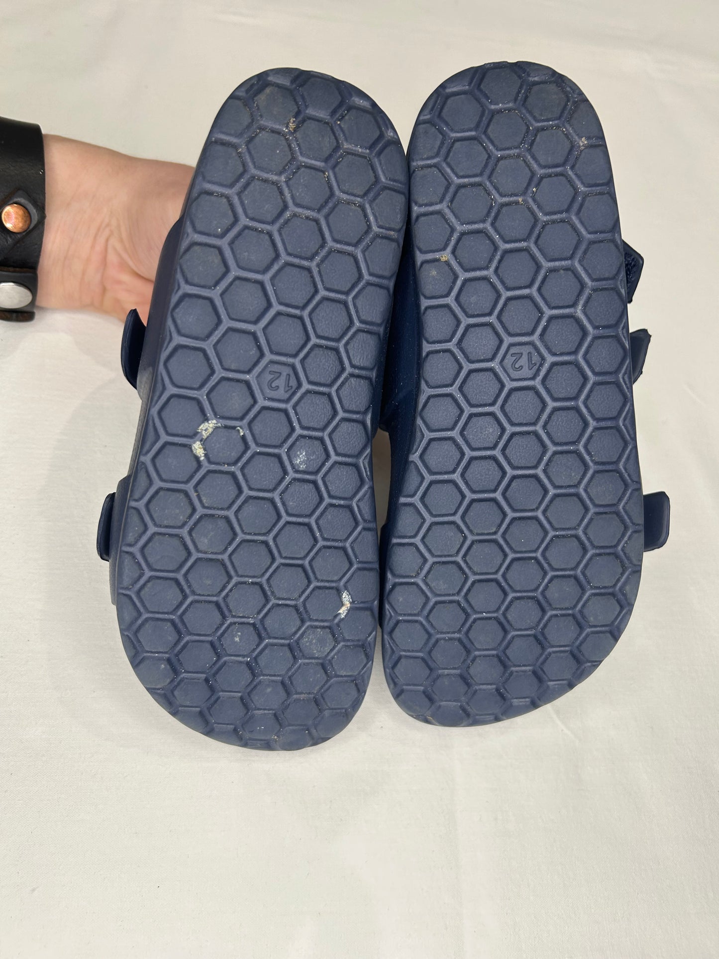 C12 blue water resistant shoes