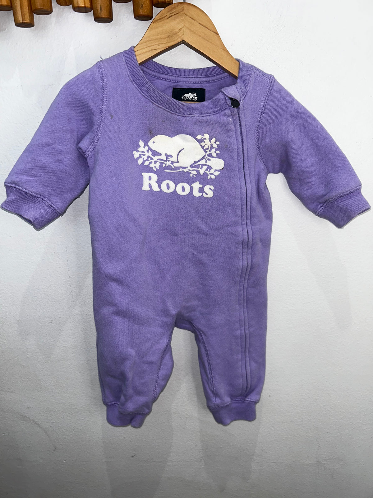 Roots lavender romper 3-6m*