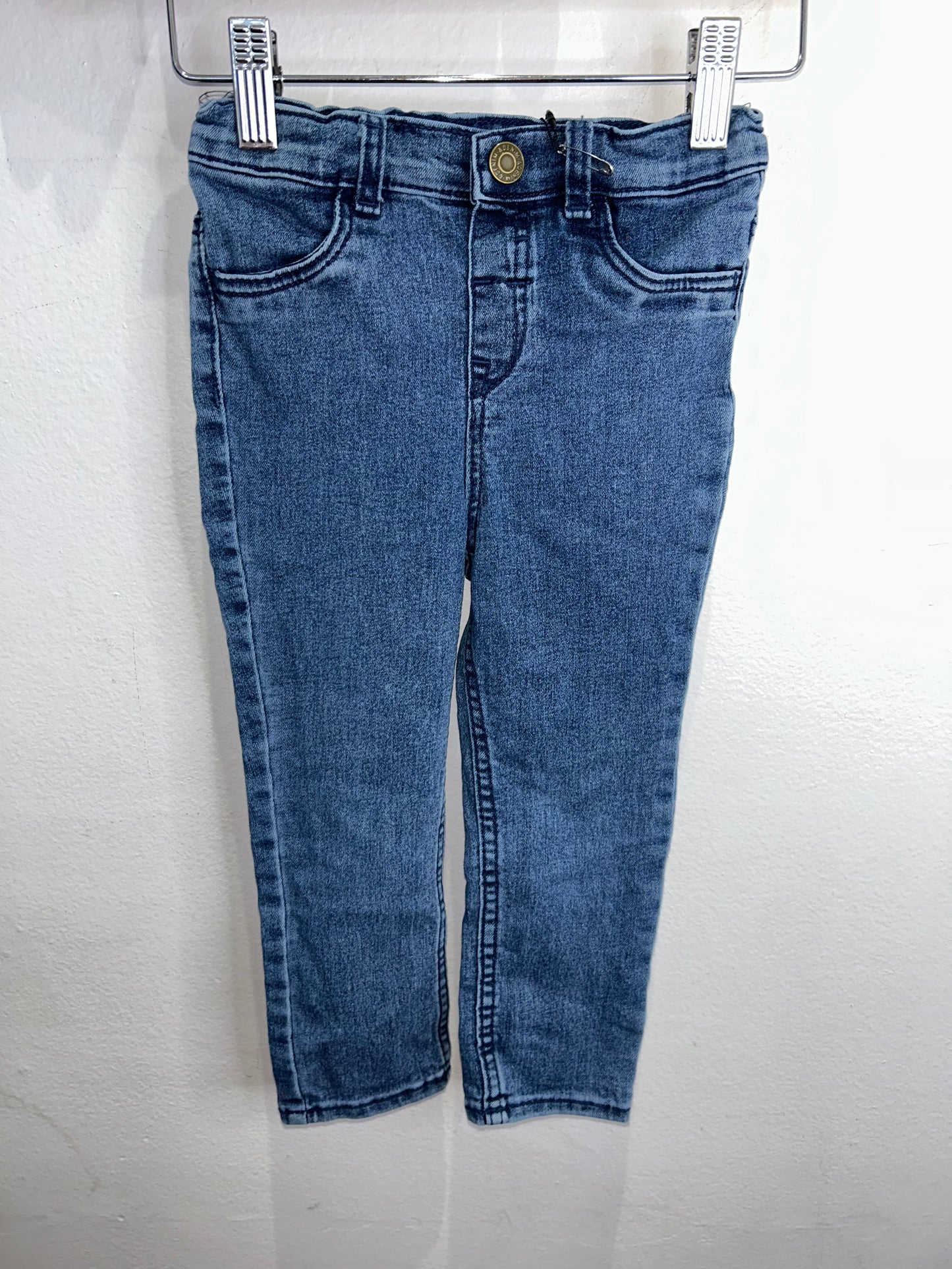 Stretchy mid-wash jeans 18-24m