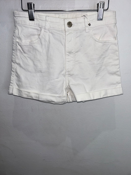 White denim shorts 13-14y