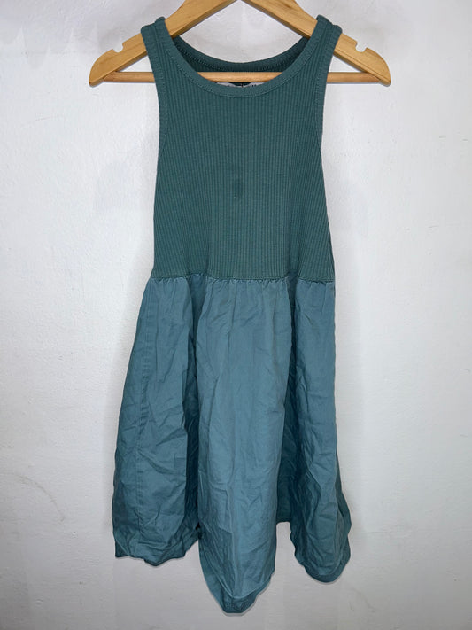 Teal green dress 6-7y