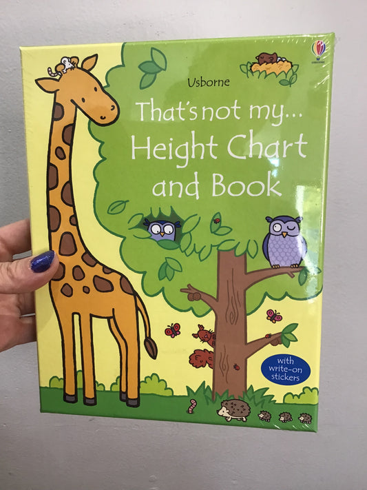 That's not my - height chart and book NEW