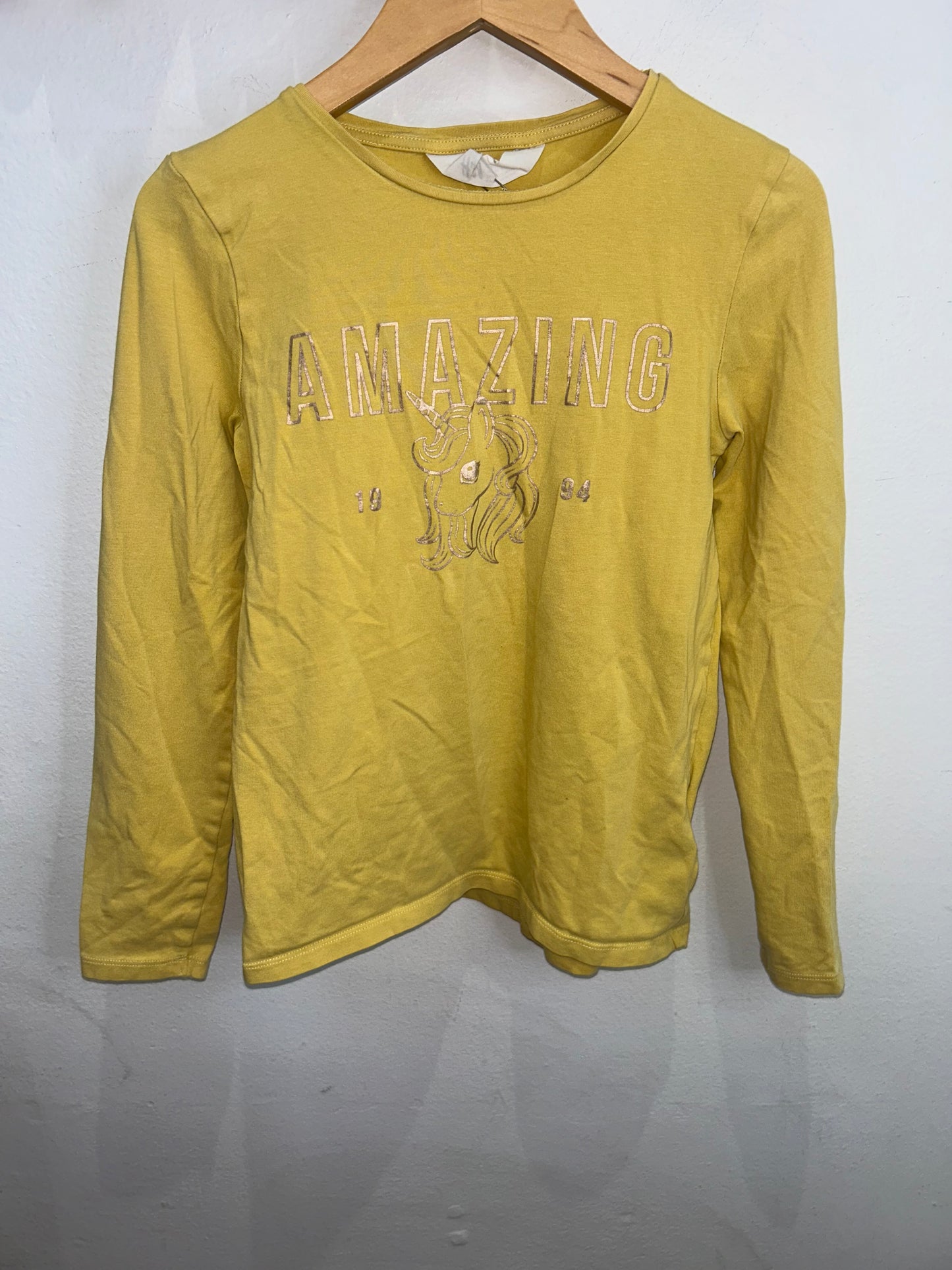 Yellow amazing longsleeve 8-10y