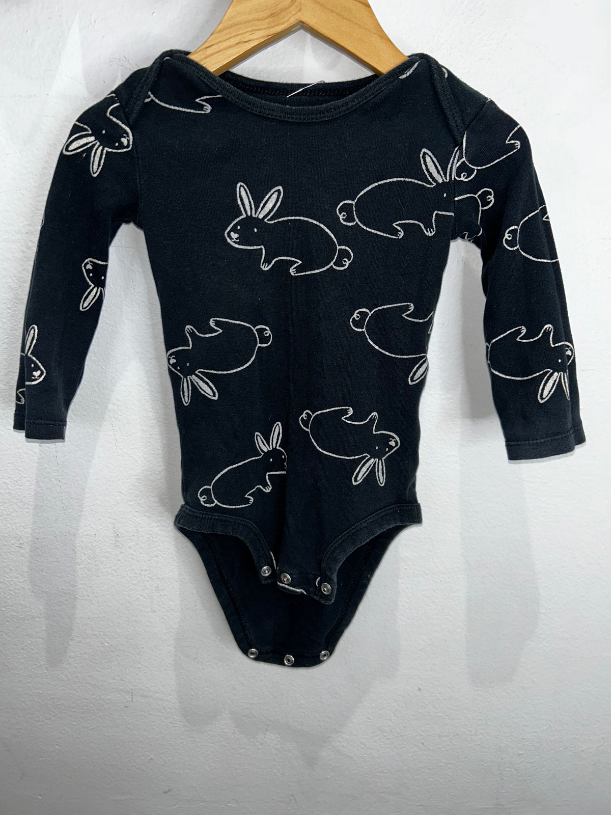 Black bunnies onesie 12m