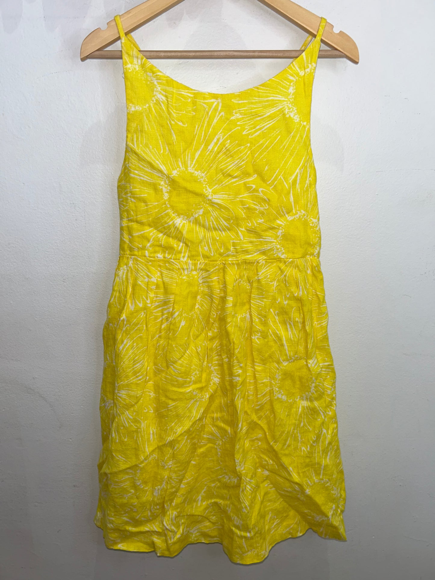 Yellow sunflowers dress 10y