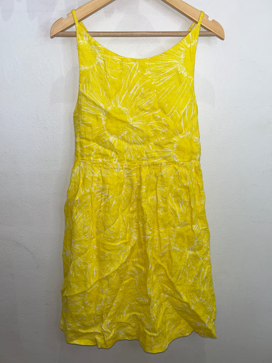 Yellow sunflowers dress 10y
