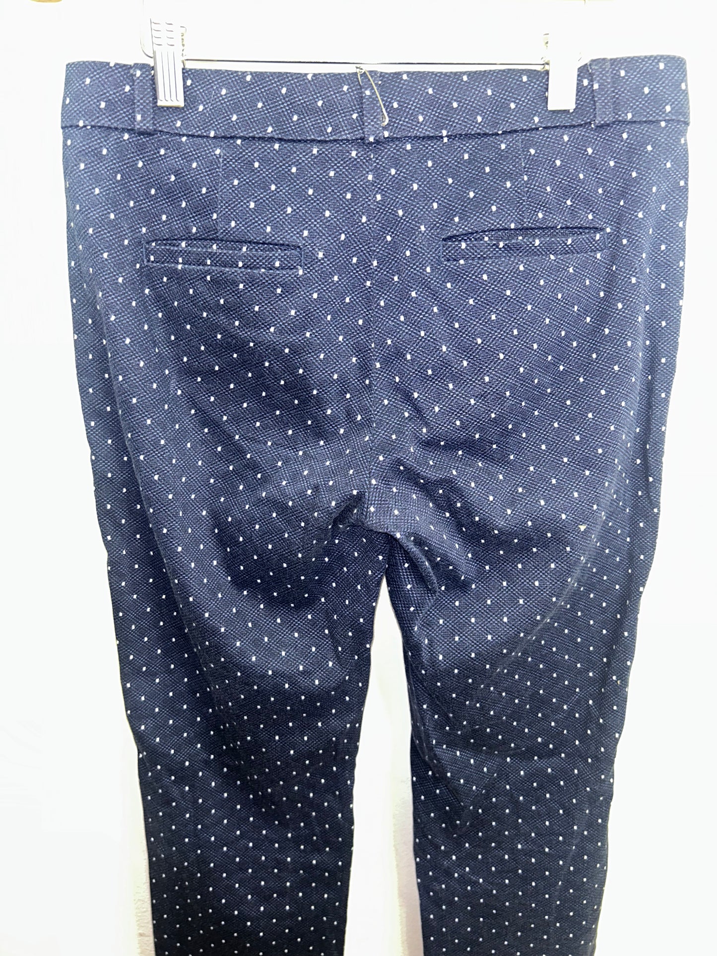 Navy print pants Adult size 2