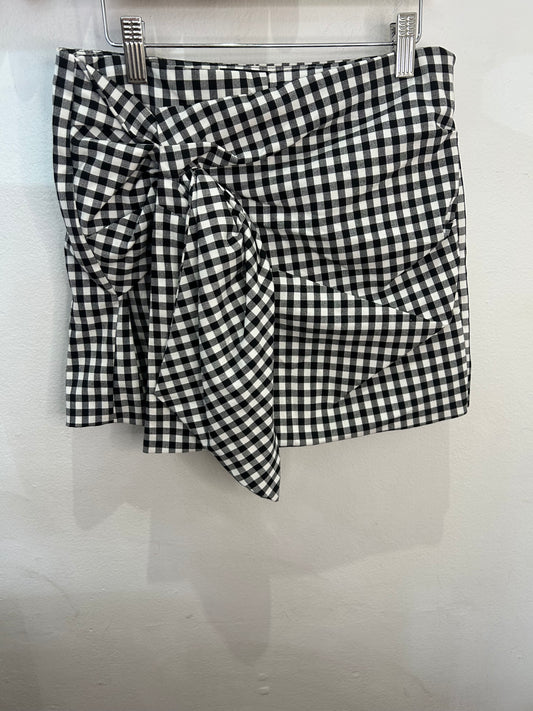 Black checkered skirt - adult S
