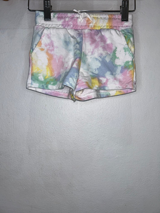 Tie dye shorts 2y